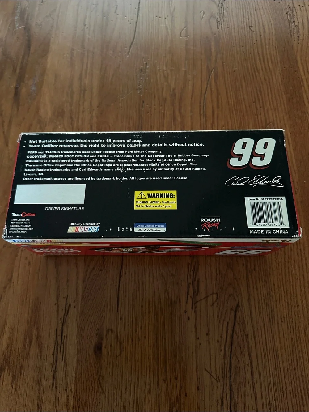 NWT Carl Edward’s #99 Office Depot Back to School 2005 NASCAR 1:24 Diecast
